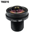 Objectif Fisheye 1.7mm 5 mégapixels pour caméra IP HD CCTV monture M12 1/1/2 "F2.0 grand Angle