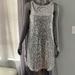 Nine West Dresses | Nine West Silver Sequin Dress. Size 4. | Color: Gray/Silver | Size: 4