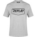 Replay Logo T-Shirt, grey, Size XS