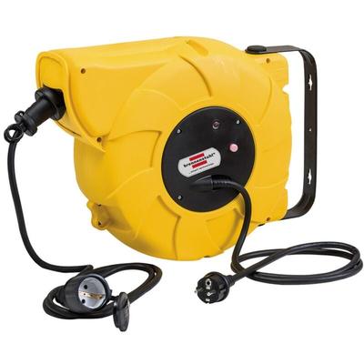 Brennenstuhl Kabeltrommel Automatik IP44 / Automatischer Kabelaufroller für aussen (9+2m Kabel, für Image