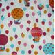 Nappe enduite multicolore ovale 160 x 200 cm