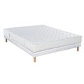 Ensemble Matelas très ferme Sommier Tradition et Pieds 180x200