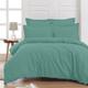 Housse de couette en percale coton aqua sea 260x240 cm