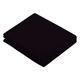 Drap plat uni en 100 % coton coton noir x