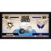 Pittsburgh Penguins vs. Washington Capitals Framed 10" x 20" House Divided Hockey Collage