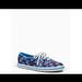 Kate Spade Shoes | Kate Spade Keds Kick Peacock Blue Floral Sneakers | Color: Blue/Red | Size: 7