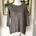 Zara Tops | Beautiful Zara Trafaluc Silver Metallic Sweater | Color: Silver | Size: M