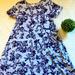 Lularoe Dresses | Lularoe High Low Dress | Color: Gray/Purple | Size: Xs