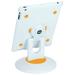 Aidata U.S.A Aidata USA ISP203WO Station for iPad 2 -/Orange in White | 12 H x 7.5 W in | Wayfair