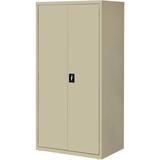 Fortress Lorell Black Storage Cabinet Stainless Steel in Brown | 72 H x 24 W x 36 D in | Wayfair 34412