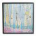 Stupell Industries Abstract Soft Birch Trees Pink Blue Landscape Painting by Farida Zaman - Print Wood in Brown | 12 H x 12 W x 1.5 D in | Wayfair