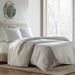 Michael Amini Brilliance 3-Piece Coverlet/Duvet Set - Polyester/Polyfill/Microfiber in White | King Coverlet + 2 Shams | Wayfair BCS-KD03-BRLIN-WHT