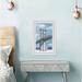 Winston Porter Under the White Bridge - Picture Frame Painting Print on Paper in Blue/Gray/White | 12 H x 8 W x 1.5 D in | Wayfair