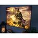 The Holiday Aisle® All Hallow's Eve 18x24 Fully Illuminated ColorChange LED Print Fabric | 18 H x 24 W x 2 D in | Wayfair