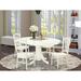 Three Posts™ Gebhard Butterfly Leaf Rubberwood Solid Wood Dining Set Wood in White | Wayfair EBFAFC82CFFD4117BE43F8DFFA9F182F