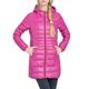 TIMEMEAN Petite Packable Down Coats for Women Long Sleeve Hooded Puffer Coat Pink 6XL