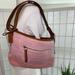 Coach Bags | Coach Signature Handbag Leather Suede | Color: Brown/Pink | Size: Os