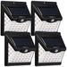 TORCHSTAR Luminoso 40 LEDs Solar Motion Sensor Security Light Outdoor IP65 Waterproof 6500K Pure White in Black | Wayfair 26783