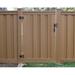 TrexFencing 6 ft. H x 4 ft. W Composite Gate Composite in Brown | 72 H x 47 W x 4 D in | Wayfair TFSG4WKIT-PCF