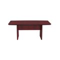 Safco Products Company Corsica Conference Table Wood in Red/White | 29.5 H x 72 W x 36 D in | Wayfair CTC72CRY