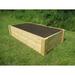 Loon Peak® 3 ft x 6 ft Deep Root Cedar Raised Garden Bed Wood in Brown/Gray | 16.5 H x 36 W x 72 D in | Wayfair 2FBD0AF91C9A4599B6C892074BDBA667