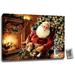 The Holiday Aisle® Long Winters Nap 18x24 Fully Illuminated ColorChange LED Print Fabric | 18 H x 24 W x 2 D in | Wayfair