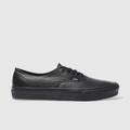 Vans authentic x trainers in black