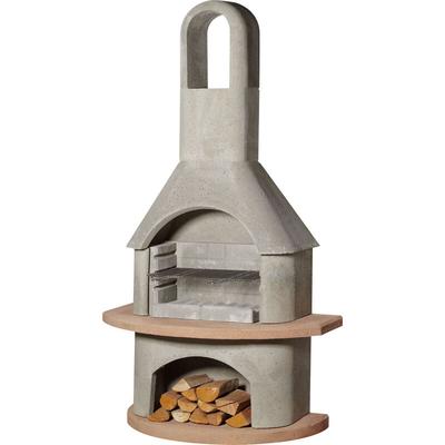 Buschbeck - Gartenkamin Carmen bbq Kohlegrill Holzgrill Grillkamin Grill Image