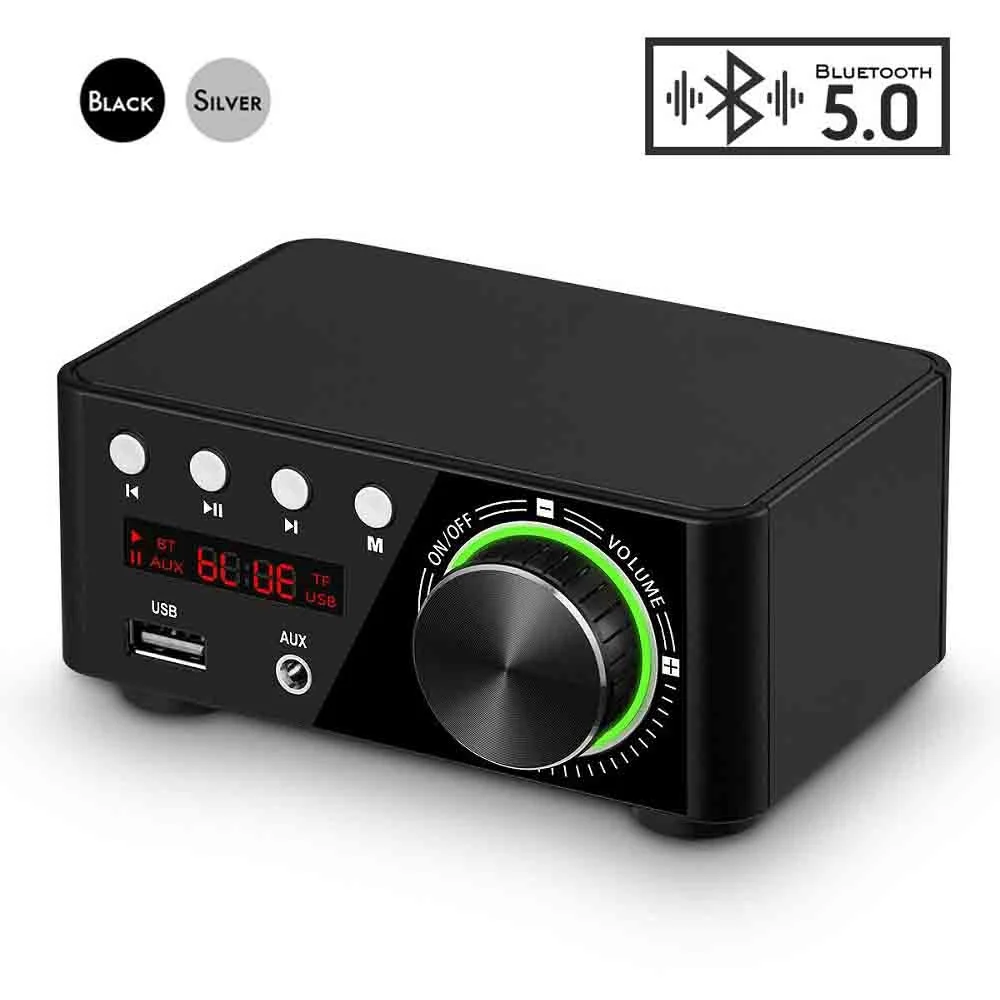 Mini Design Audio HiFi Bluetooth 5.0 amplificateur de puissance de classe D ampli numérique