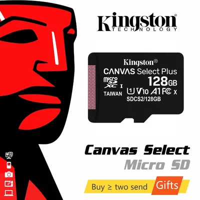 Kingston Canvas – carte micro sd seleziona Plus 16 go/32 go/64 go/128 go/256 go/512 go classe 10