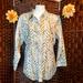Ralph Lauren Tops | Lauren Ralph Shirt Very Beautiful Good Condition | Color: Cream/Gold | Size: M