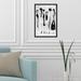 Art Remedy Fashion & Glam Greyscale Lineup Outfits - Graphic Art Print Canvas in Black/Gray | 15.5 H x 10.5 W in | Wayfair 31427_10x15_CANV_BFL