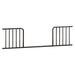 Namesake Camellia Toddler Bed Rail Metal in Black | 44.5 H x 30 W x 54.25 D in | Wayfair M21499UR