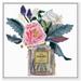 Oliver Gal Fashion & Glam Eau de Peony Perfume - Graphic Art Metal in Brown/Green | 40 H x 40 W in | Wayfair 23253_40x40_CANV_WFL