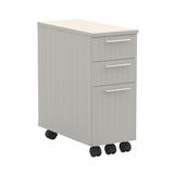 Safco Products Company Aberdeen 3-Drawer Mobile Vertical Filing Cabinet Wood in White | 24.5 H x 11 W x 23 D in | Wayfair ABSPTSS