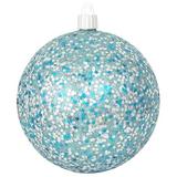 The Holiday Aisle® 4 3/4" (120mm) Ornament, Commercial Grade Shatterproof , Ornament Decorations in Gray/Indigo | 11 H x 11 W x 6 D in | Wayfair