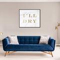 Art Remedy Bath & Laundry Ill Dry Marble Sign - Textual Art Print on Canvas in White | 24.5" H x 30.5" W x 1.5" D | Wayfair 23943_30x24_CANV_BFL