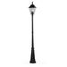 Charlton Home® Compson LED Solar Post Light Aluminium/Metal in Black/Gray | 89.37 H x 12.2 W x 12.2 D in | Wayfair A30CA35F014D4729AC34CC1BCBCD5771