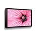 Winston Porter Pink Striped Flower by Cora Niele - Graphic Art Print on Canvas Metal | 32 H x 48 W x 2 D in | Wayfair