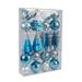 27Pk Christmas Ornament-Blue And Silver- Jeco Wholesale CHD-TA157