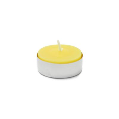 Yellow Citronella Tealight Candles (100Pcs/Box)- Jeco Wholesale CTZ-009