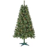 Aisling 6Ft Sentiments Green Clear Tree- Jeco Wholesale CH-CT87