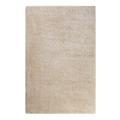 Tapis uni très doux à mèches très hautes et denses beige 200x200