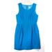J. Crew Dresses | J Crew Sleeveless Linen Career Dress Turquoise 10 | Color: Blue | Size: 10