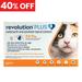 40% Off Revolution Plus For Medium Cats 5.5-11lbs (2.5-5kg) Orange 3 Pack