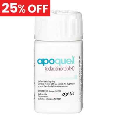 25% Off Apoquel For Dogs (16 Mg) 100 Tablets