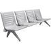 Ascend 4-Seat Beam Seater in Gray Mist