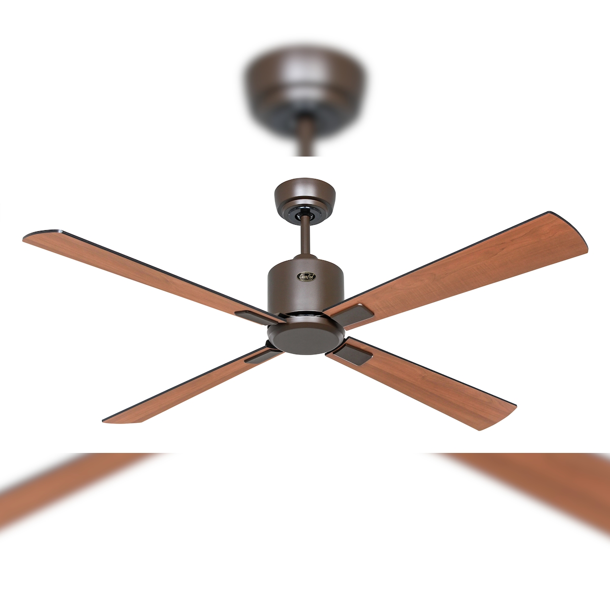 Casafan Deckenventilator Eco Neo III 132 BZ Schwarz / Teak 132 Image