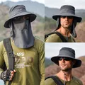 Chapeau de soleil polyvalent pour homme casquette de protection solaire chapeau de soleil à bord