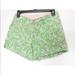 Lilly Pulitzer Shorts | Lilly Pulitzer Callahan Shorts Size 0 | Color: Green/Pink | Size: 0